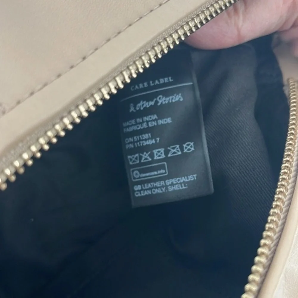 NEW & OTHER STORIES Elegant‎ Tan Leather Shoulder Bag MSRP $169